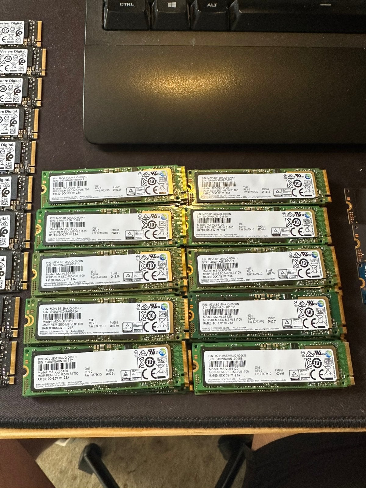 Samsung & Western Digital 512GB NVMe M.2 SSD | TESTED, Computers en Software, Harde schijven, Intern, SSD, Ophalen of Verzenden