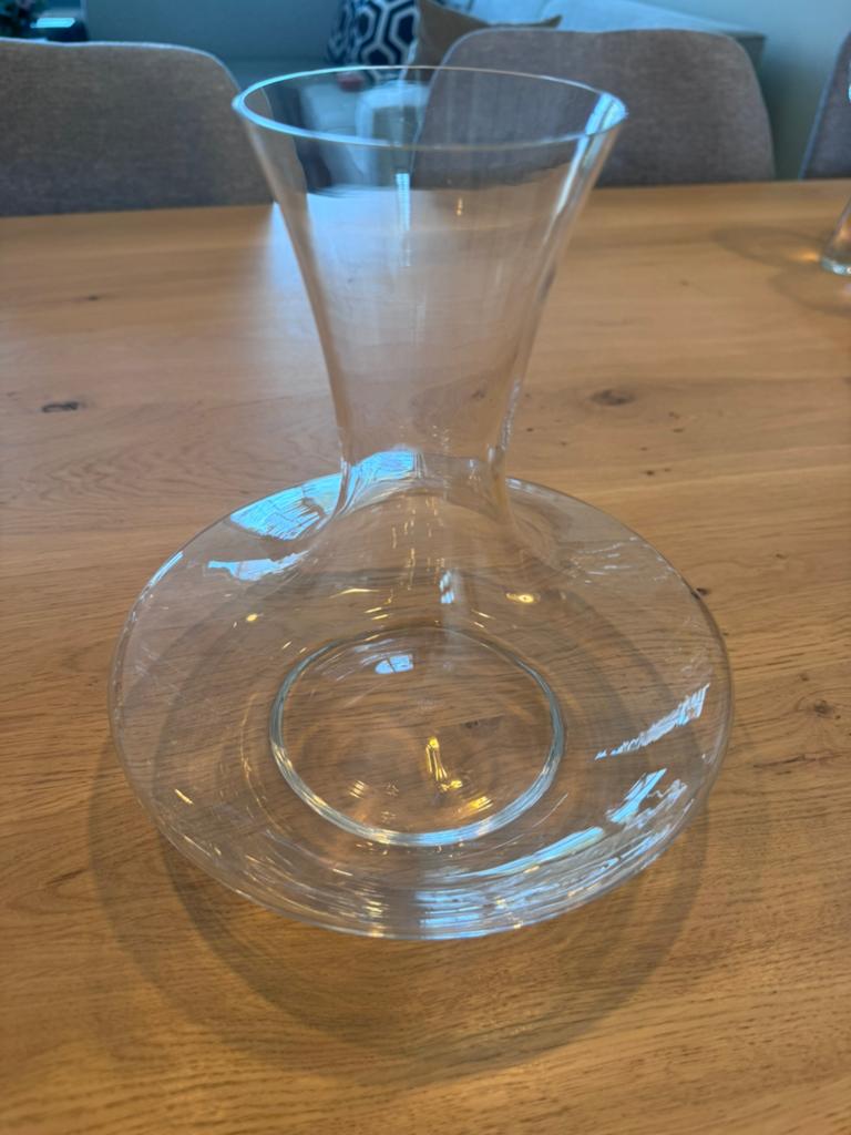 Decanteerkaraf, Ophalen