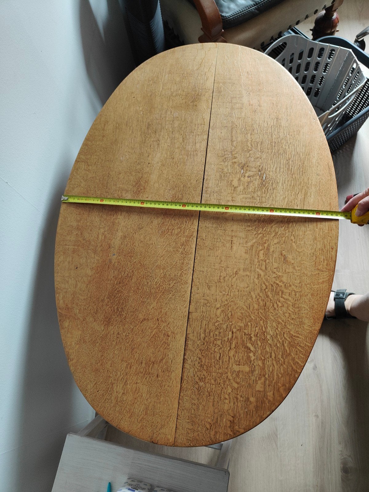 Houten tafel, Ophalen, 50 tot 100 cm, Tot twee personen, 50 tot 100 cm
