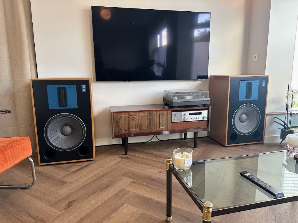 Stage Accompany SA4547 High end studio monitor speakers, Stereo speakers, Gebruikt, Ophalen, 150 watt of meer