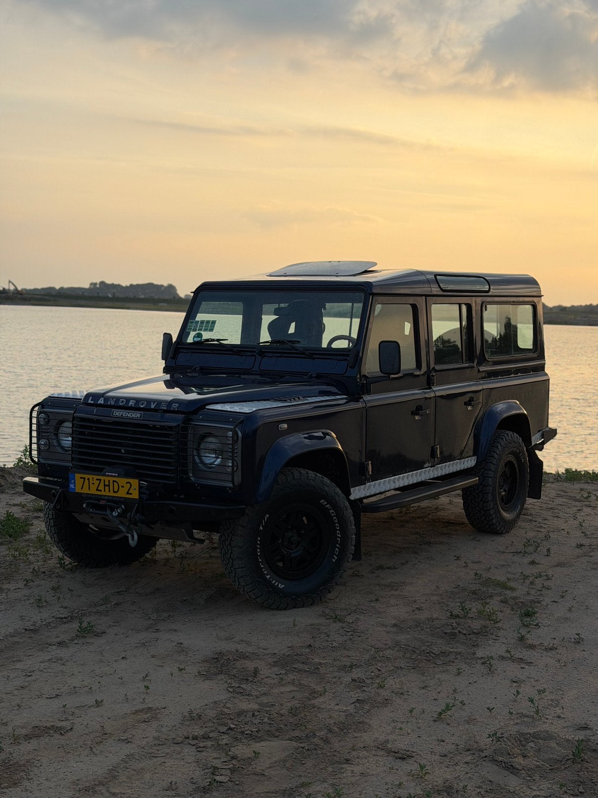 Land Rover Defender 2.5TD5 ST WGN 110 2004 Blauw, Auto's, Land Rover, Particulier, Defender, Diesel, G, SUV of Terreinwagen, Handgeschakeld