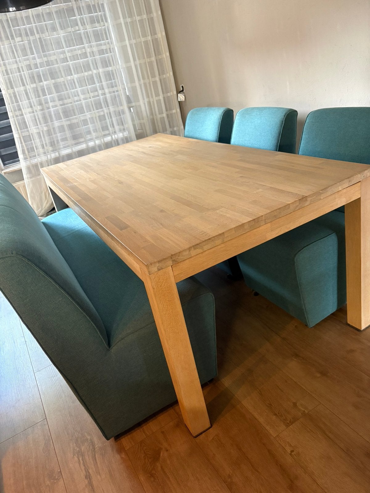 Eethoek, Huis en Inrichting, Ophalen, Zo goed als nieuw, 4 tot 6 stoelen