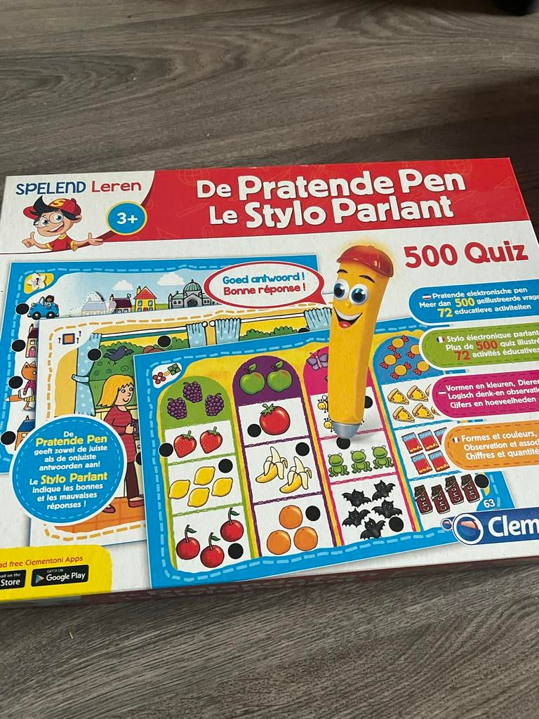 Clementoni De Pratende Pen en 8 Spellen in 1 (3-6 jaar), Kinderen en Baby's, Speelgoed | Educatief en Creatief, Ophalen of Verzenden