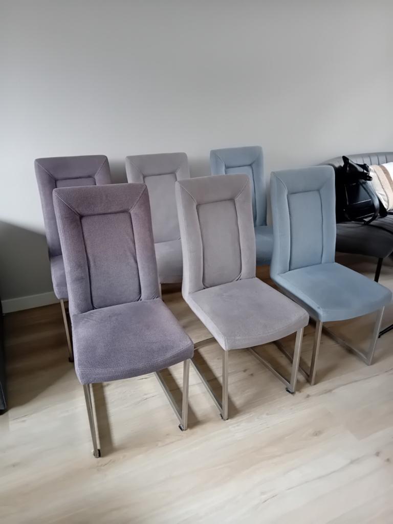 6 Henders & Hezel eetkamerstoelen, Ophalen, Gebruikt, Overige kleuren, Stof