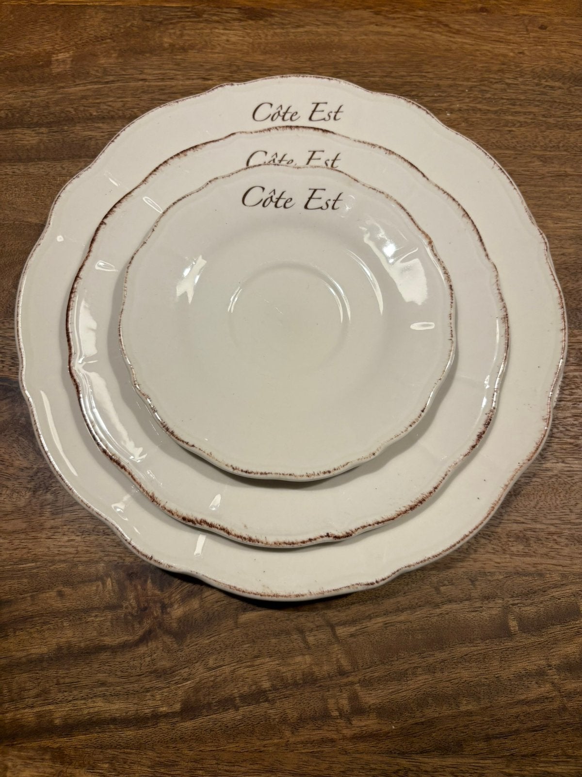 Riviera Maison Côte Est Servies Set, Huis en Inrichting, Overige merken, Ophalen of Verzenden, Zo goed als nieuw, Overige stijlen