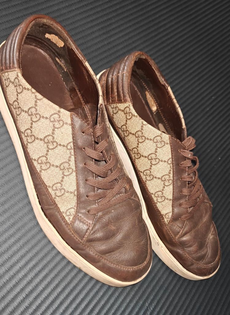 Gucci GG Supreme Schoenen - Maat 45, Bruin, Verzenden, Sneakers of Gympen, Gucci