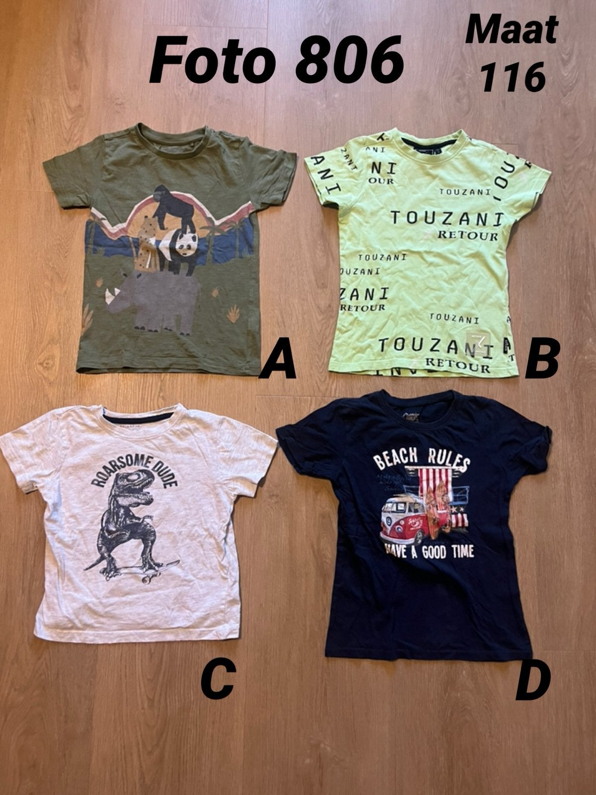Shirt jongen maat 116 zgan *foto 806*, Kinderen en Baby's, Ophalen of Verzenden, Zo goed als nieuw, Jongen, Shirt of Longsleeve