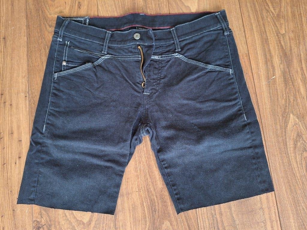 Marithe + Francois Girbaud jeans broek, Girbaud, Blauw, Ophalen of Verzenden, W33 - W36 (confectie 42/44)