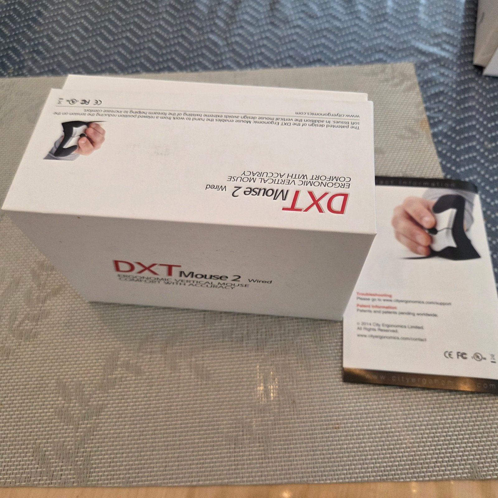 DXT Mouse 2 Bedrade Ergonomische Verticale Muis, Muis, Ergonomisch, Rechtshandig, Ophalen of Verzenden
