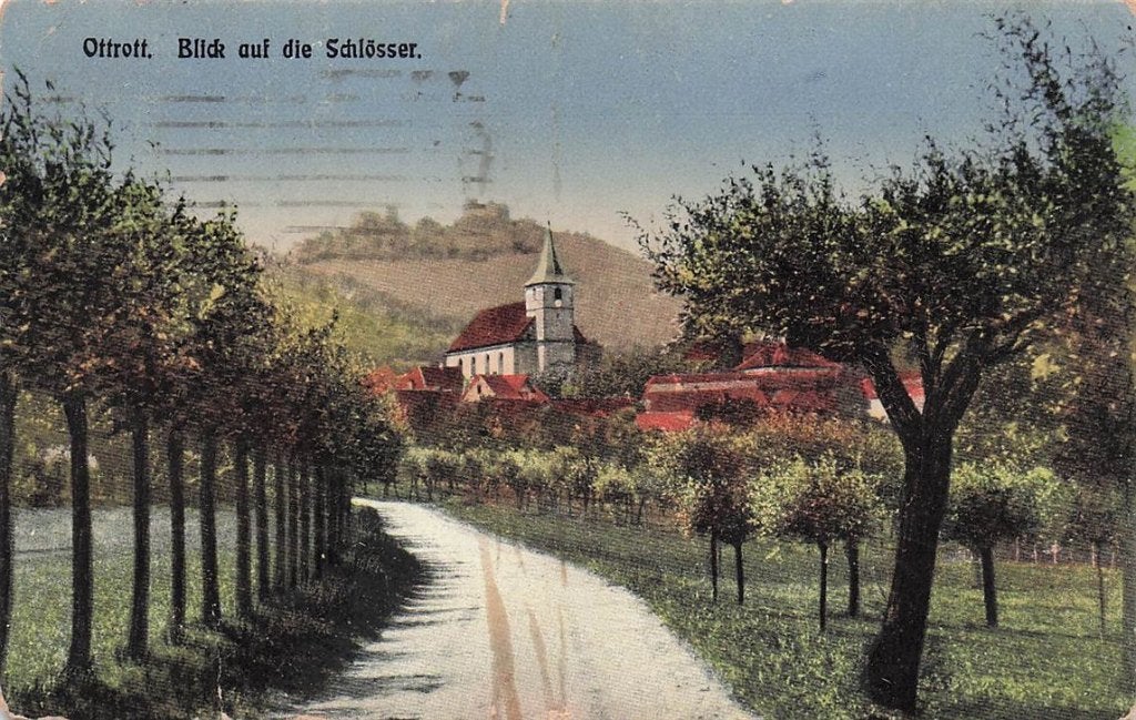 702-333-023 Ottrott Blick Auf Die Schlösser, Verzenden, Voor 1920, Frankrijk