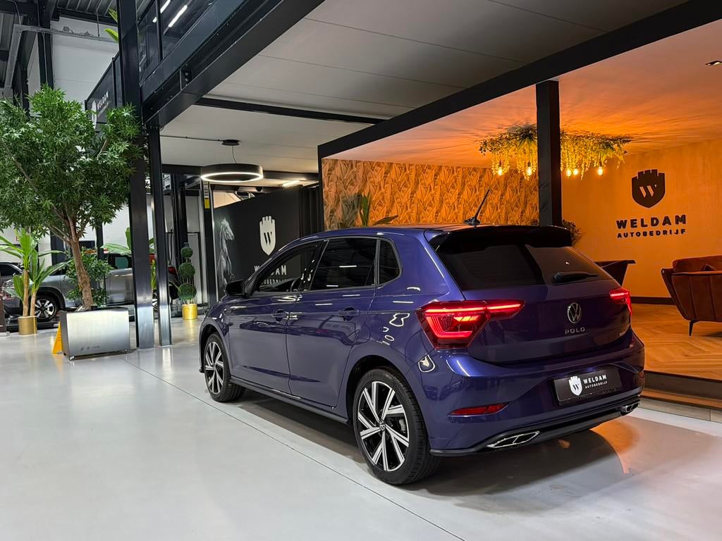 Volkswagen Polo 1.0 TSI R-Line Business Garantie Carplay Cam, Stof, Gebruikt, Zwart, 95 pk