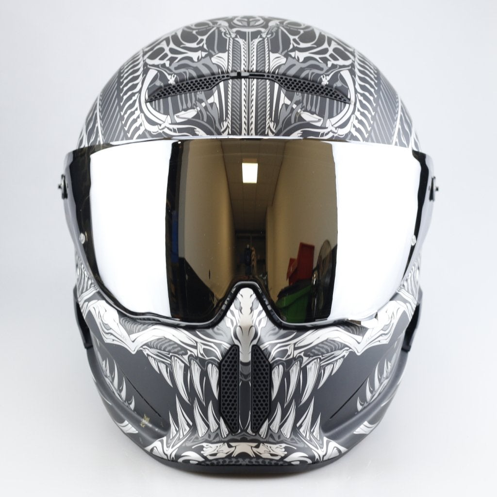 Ruroc Reaper M/L Integraal  Helm + Chrome Visor, Flex Ltd., Zo goed als nieuw, https://flex.com/contact-us, Nobelstraat 10, 5807 GA Oostrum LB, Limburg, Nederland