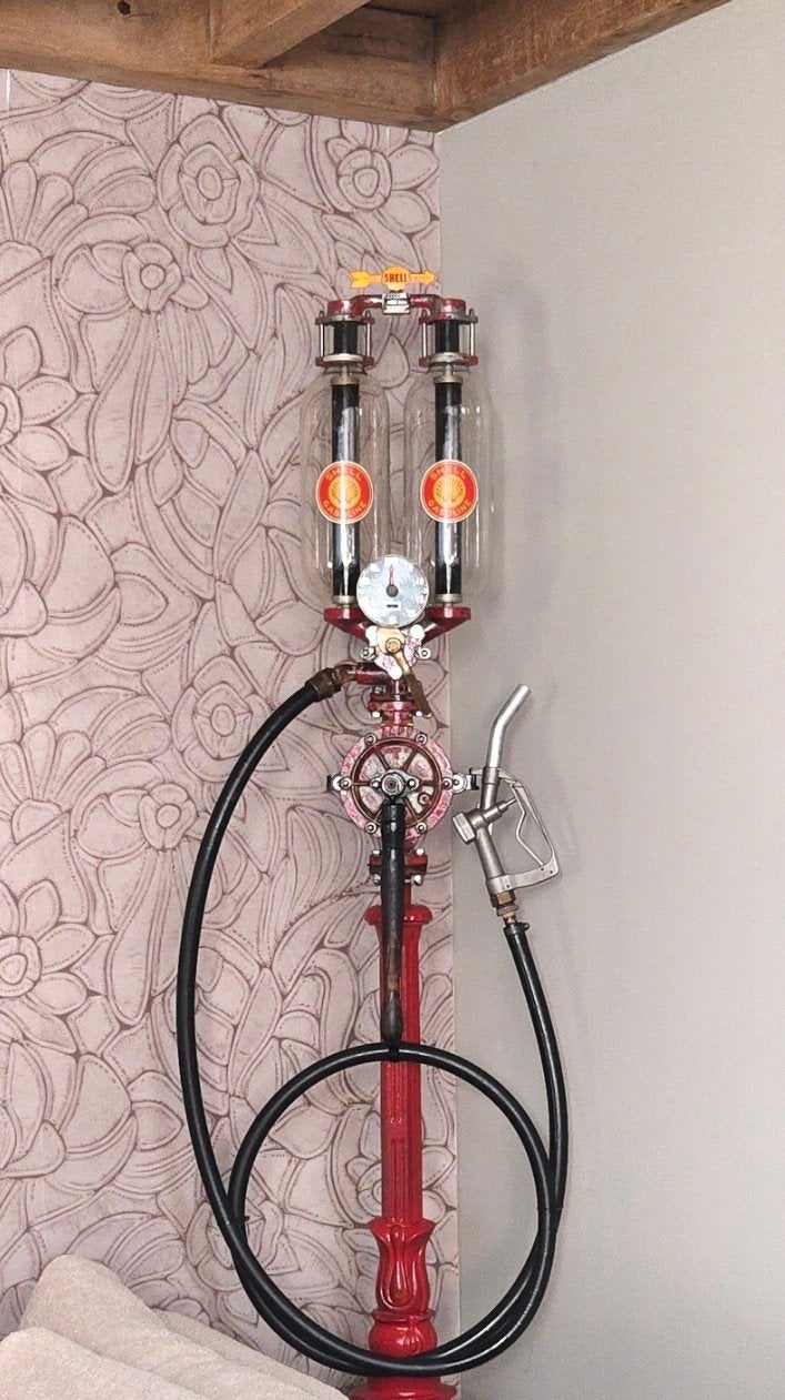 oude benzinepomp, Ophalen of Verzenden