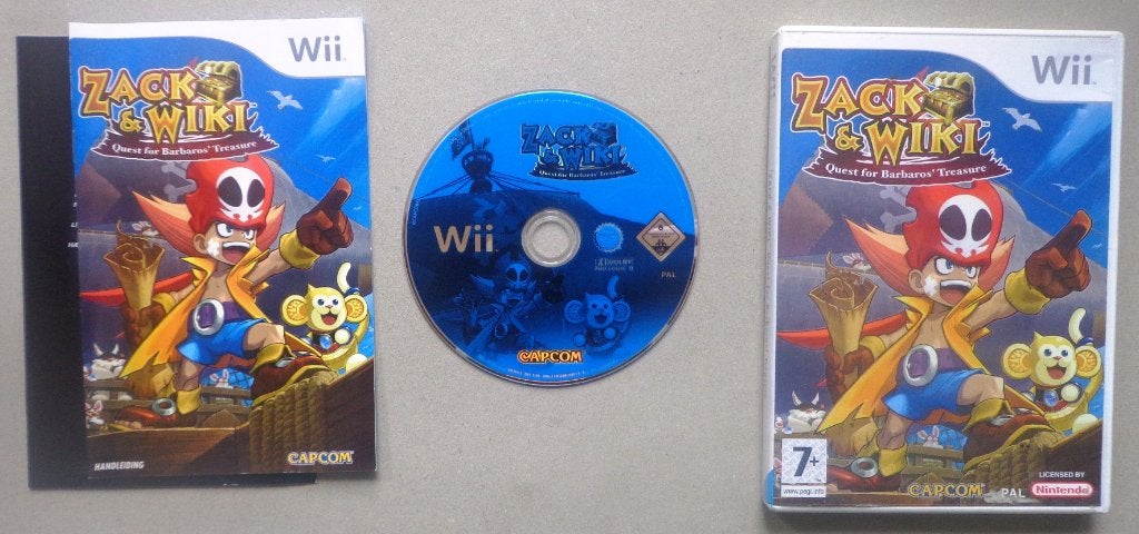 Zack & Wiki Quest For Barbaros Treasure voor de Wii, Avontuur en Actie, 1 speler, Ophalen of Verzenden, Zo goed als nieuw