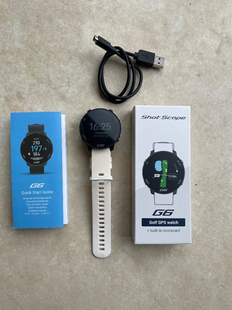 Shot Scope G6 golfhorloge, 1 keer gedragen, Ophalen of Verzenden, Nieuw, Overige typen, Overige merken