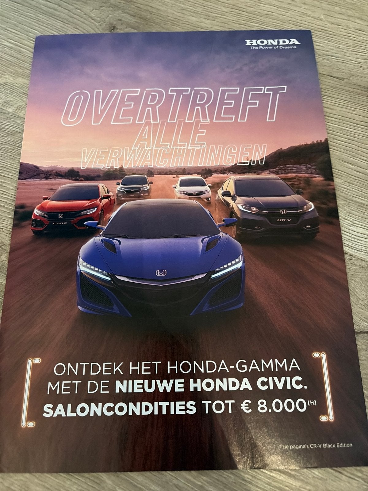 Honda Civic Type R GT Brochure - Overwint alle verwachtingen, Boeken, Ophalen of Verzenden, Zo goed als nieuw, Honda