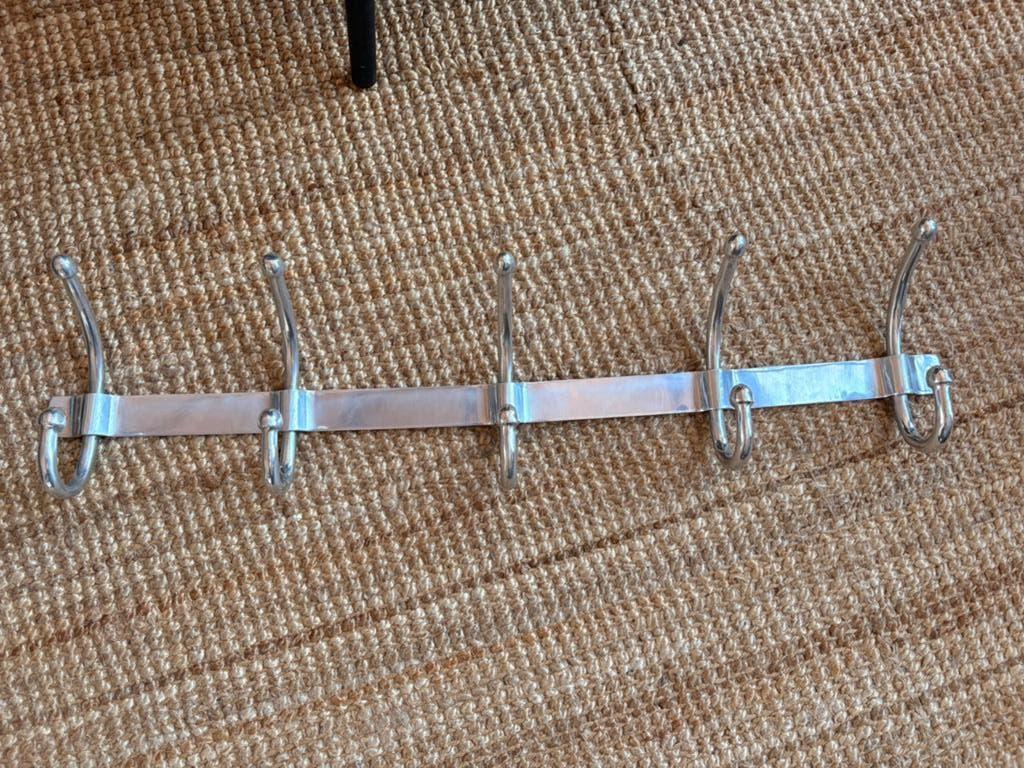Kapstop Rivièra Maison style 5 dubbele haken, Wandkapstok, Gebruikt, Ophalen of Verzenden, Minder dan 100 cm