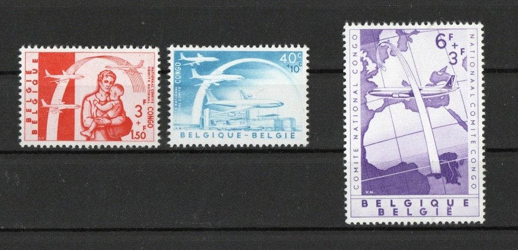 Postzegels Belgie 1960 1206/1208, Ophalen of Verzenden, Postfris