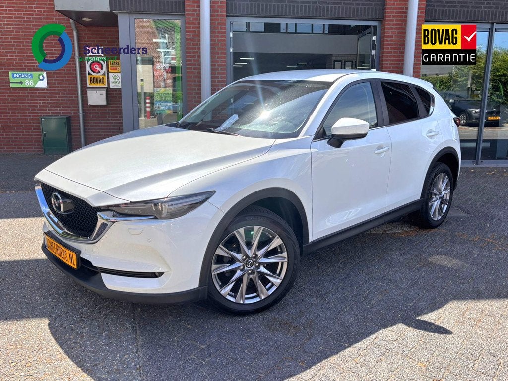 Mazda CX-5 2.5 SkyActiv-G 194 GT-M,Trekhaak,1 jaar garantie, 12 maanden, 4 cilinders, Wit, 14 km/l