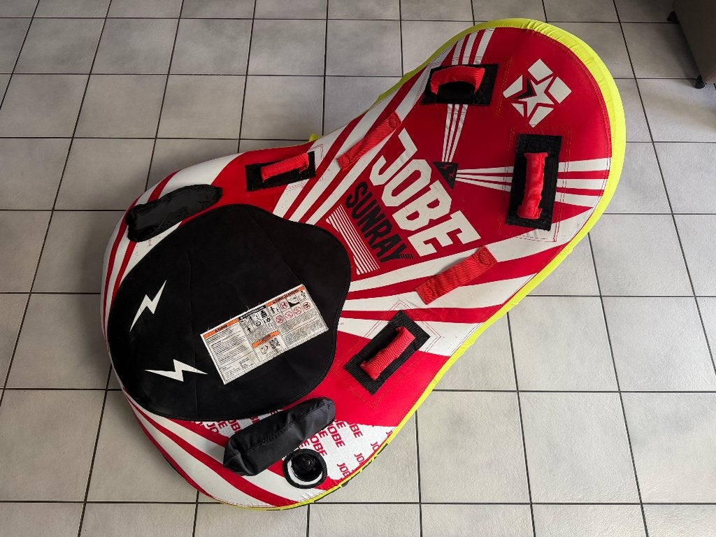 2x gebruikt ! Jobe Sunray 1P Funtube met doos, Watersport en Boten, Ophalen of Verzenden, Zo goed als nieuw, Funband of Funtube