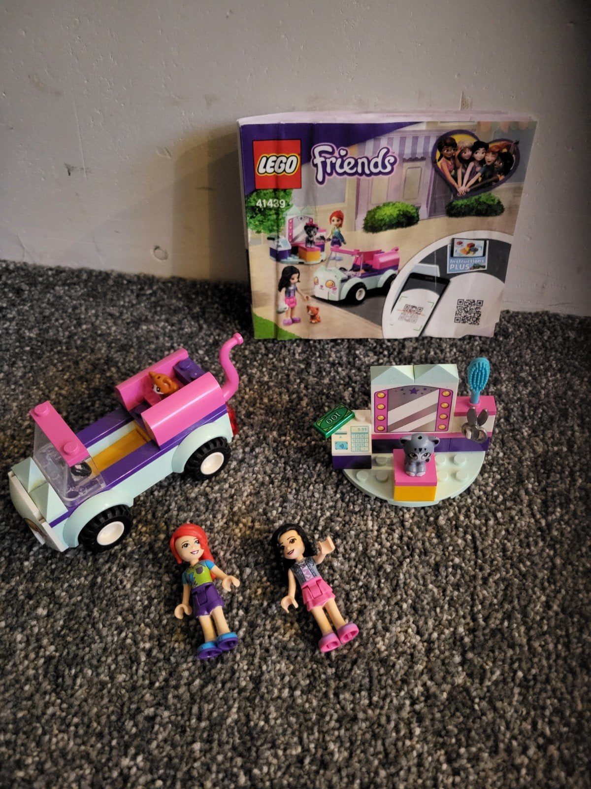 Lego Friends 41439 Hondentrimsalon zonder originele doos, Ophalen of Verzenden, Zo goed als nieuw