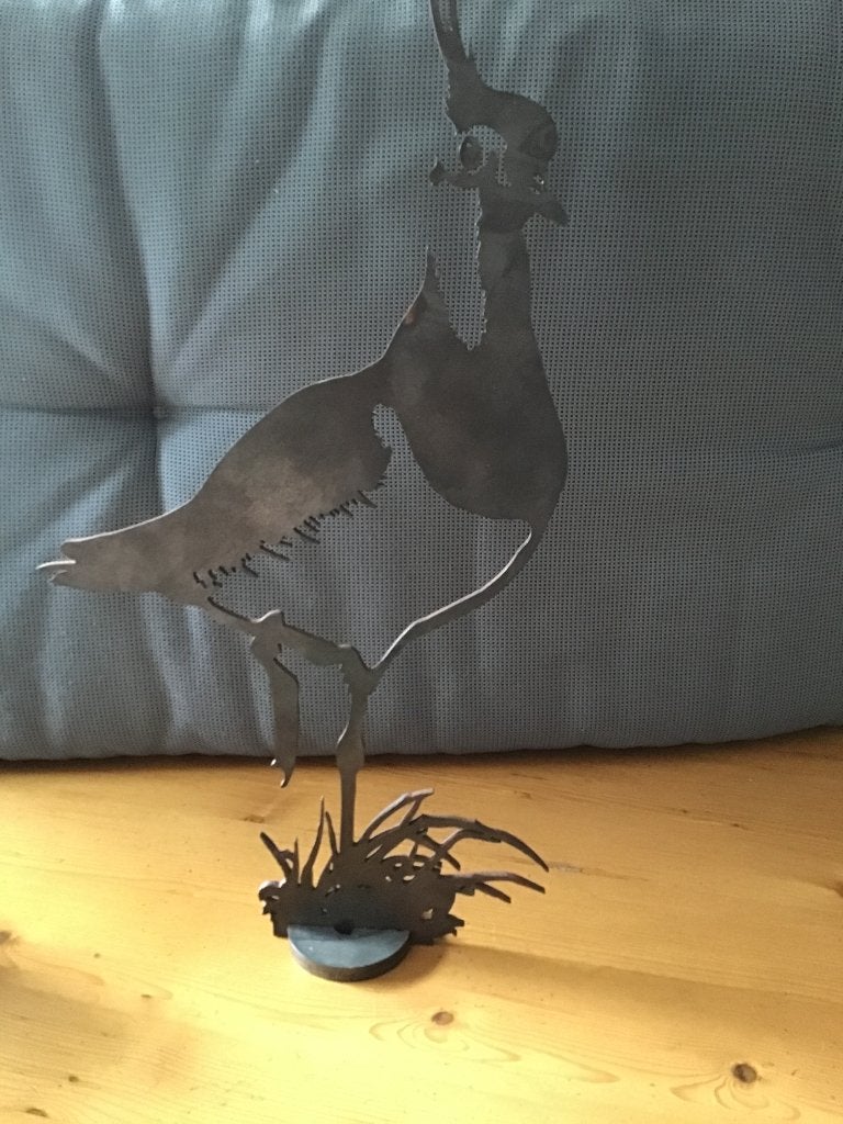 Tuinvogel metaal, Tuin en Terras, Tuinbeelden, Ophalen of Verzenden, Metaal, Overige typen