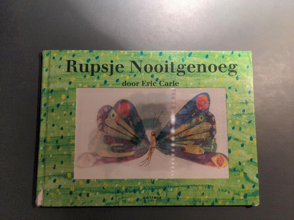 Rupsje Nooitgenoeg Eric Carle, Ophalen of Verzenden, Gelezen, Eric Carle, Prentenboek