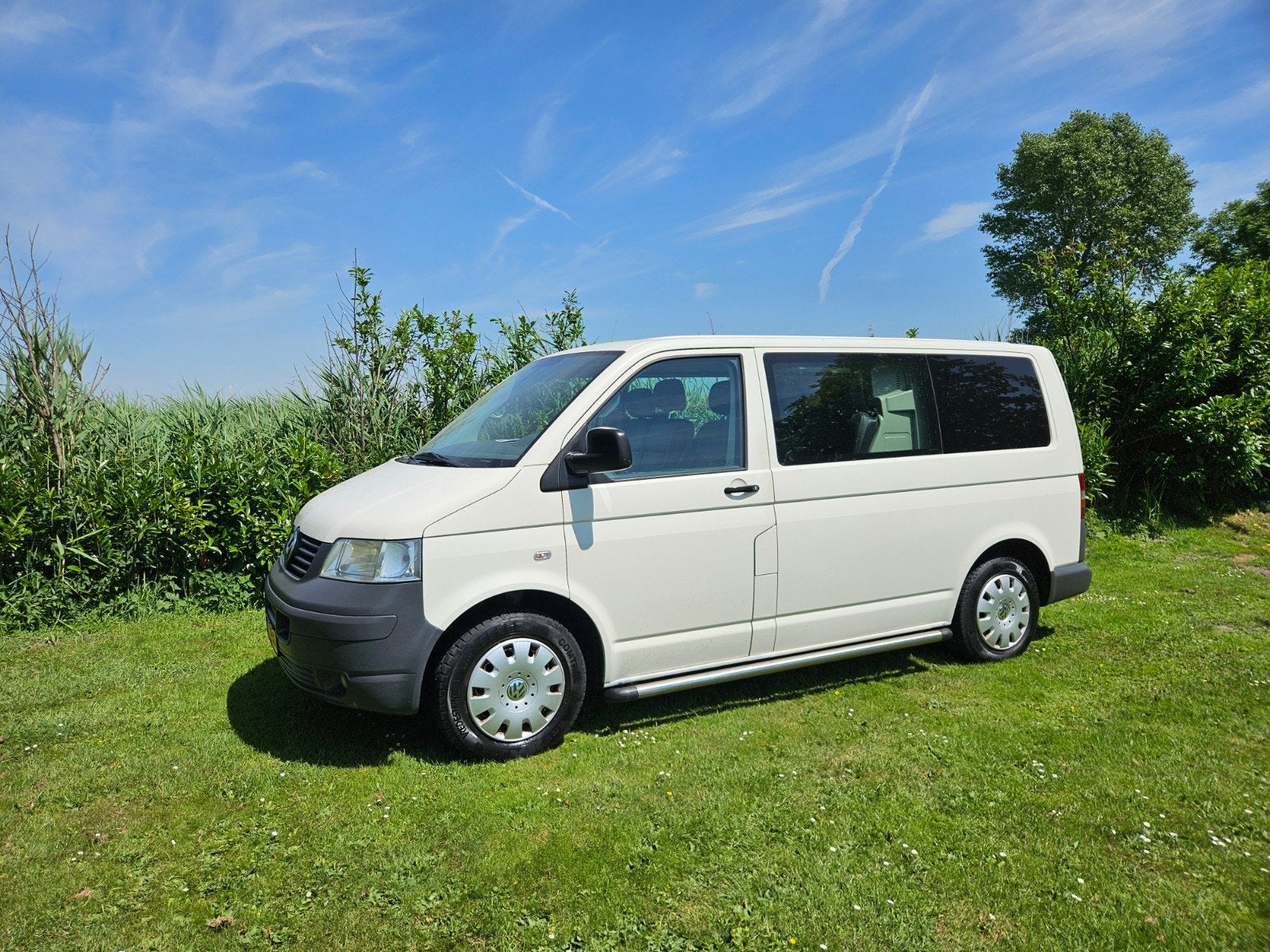 Volkswagen Transporter Dubbele cabine 2.5 D LEER ZEER NETJES, Auto's, Voorwielaandrijving, Volkswagen, 2500 kg, Wit