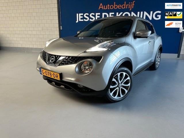 Nissan Juke 1.6 DIG-T Connect Edition |190 PK | bj.2015,kleu, Auto's, Nissan, Voorwielaandrijving, Gebruikt, Euro 6, SUV of Terreinwagen