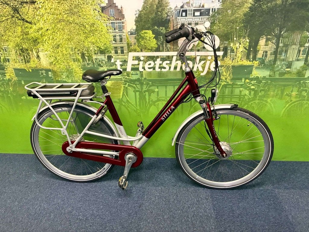 Fietshokje Raaks : Stella Vicenza Damesfiets Rood 53cm