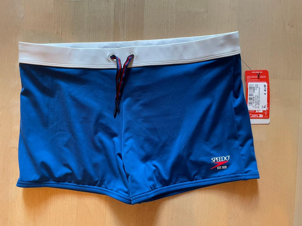 Retro Speedo - nieuw met prijskaartje XL, Ophalen of Verzenden, Maat 56/58 (XL), Blauw
