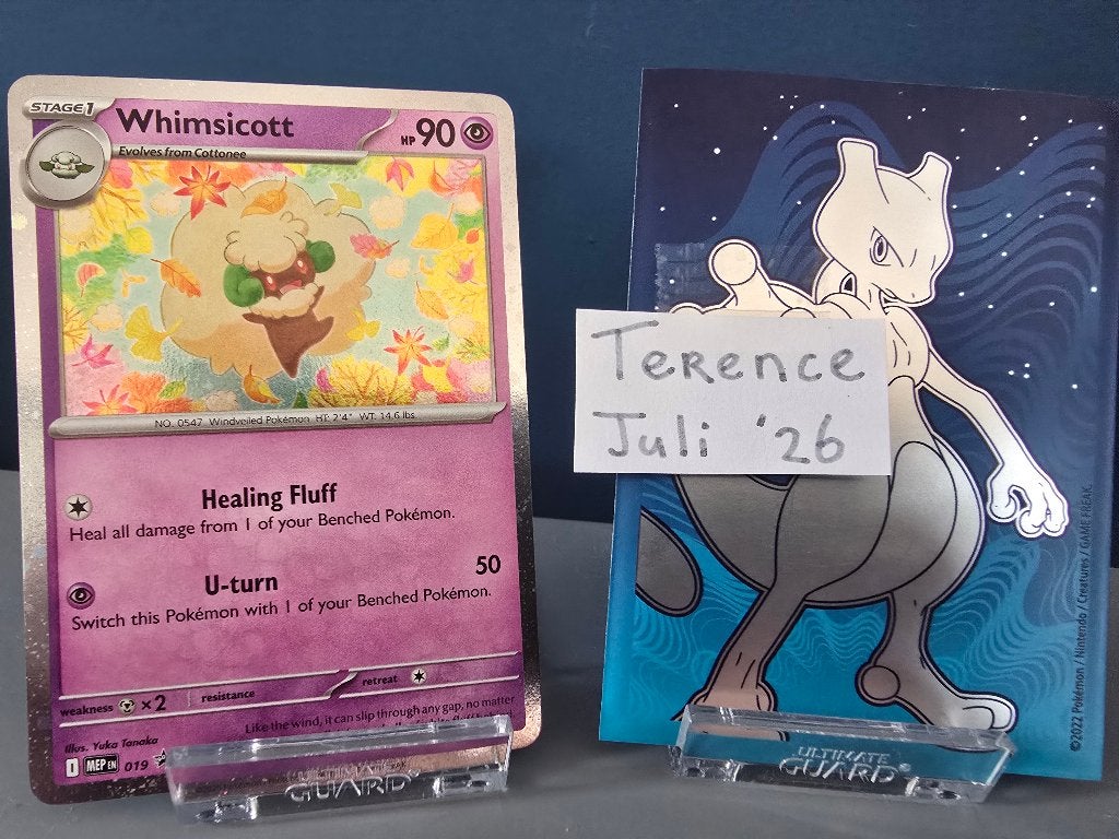 Whimsicott (MEP 019) Pokémon kaart, Ophalen of Verzenden, Nieuw, Losse kaart, Foil