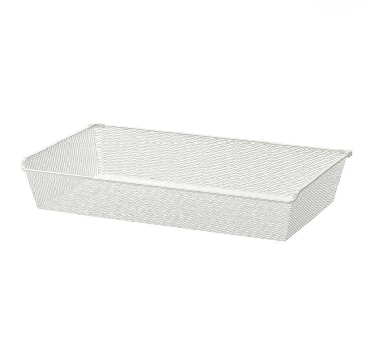 4x IKEA KOMPLEMENT Fijndraadmand wit 100x58, Ophalen, 50 tot 100 cm, Zo goed als nieuw, Minder dan 100 cm