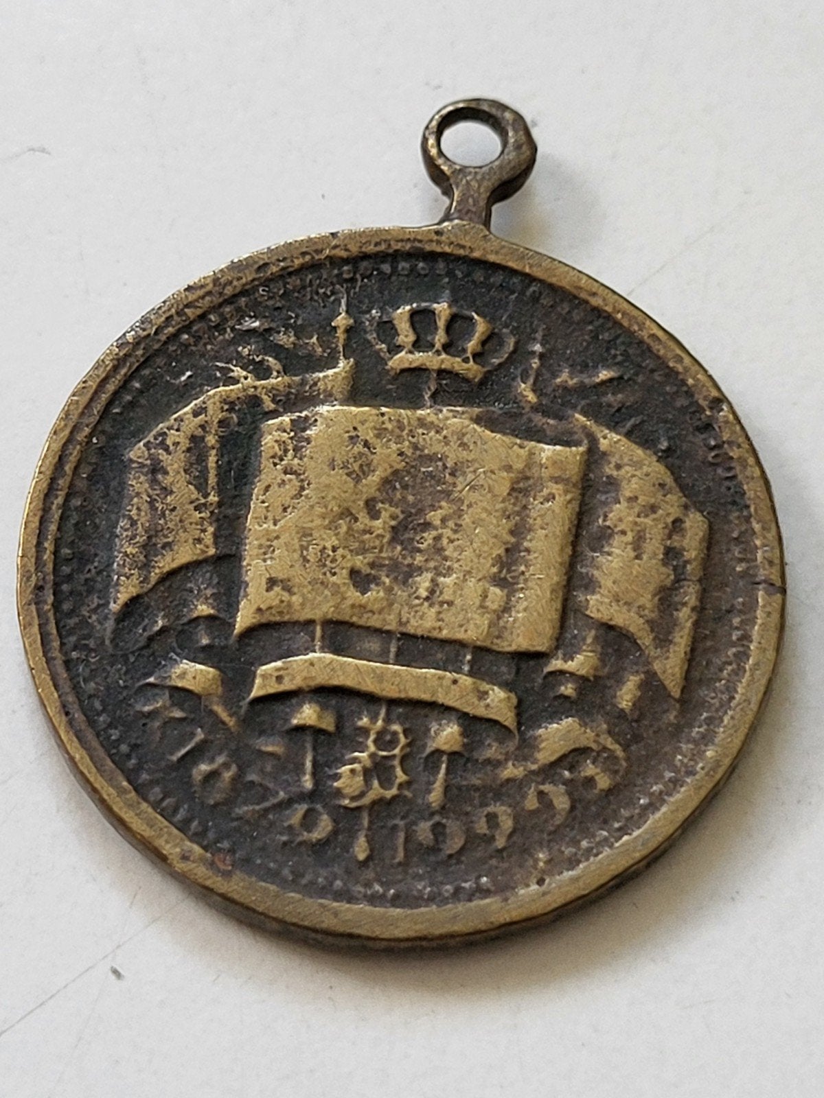Medaille Emma Koninginmoeder 50 jaar 1879-1929, Ophalen of Verzenden, Overige materialen, Nederland