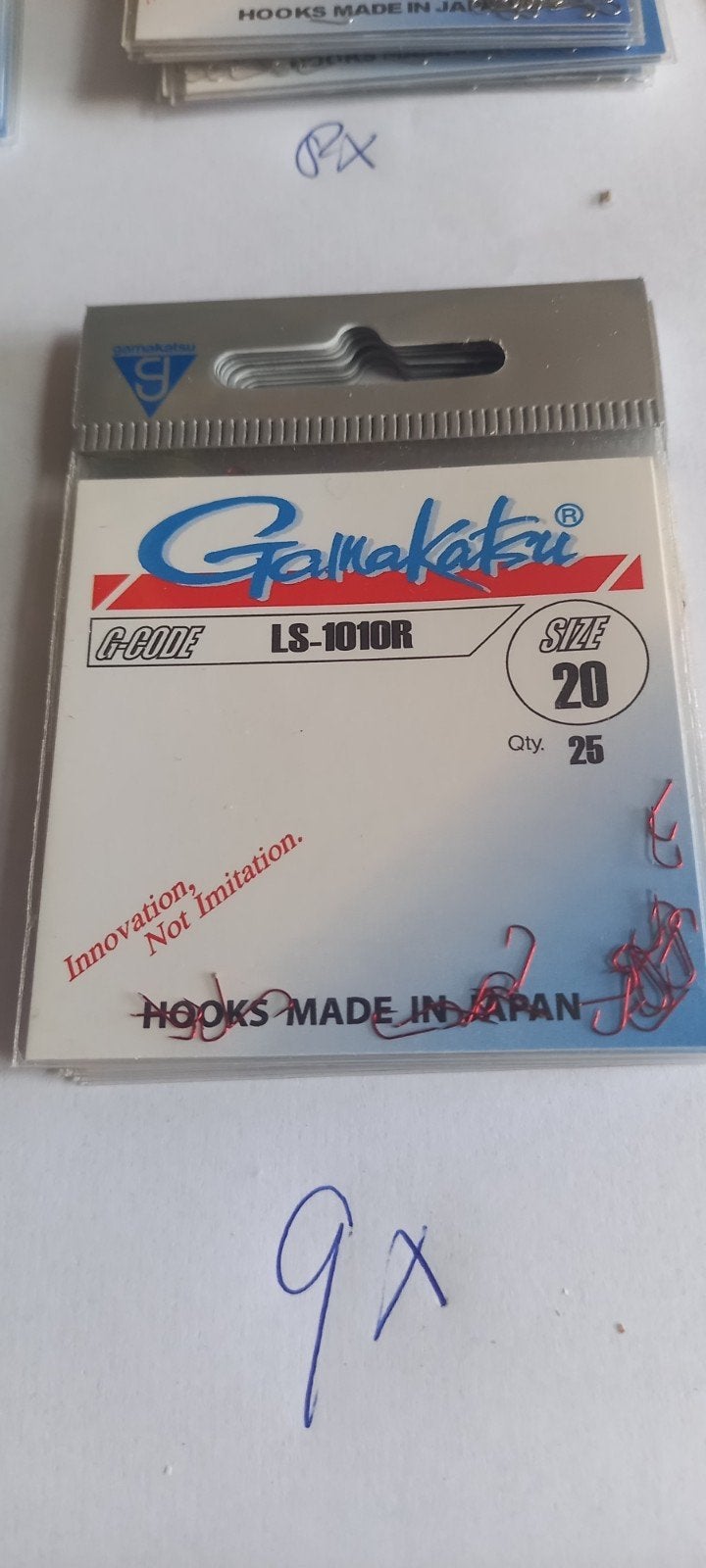 Gamakatsu Witvis Haken en Onderlijn Boekjes (88st.), Haak, Gamakatsu, Nieuw, Ophalen of Verzenden