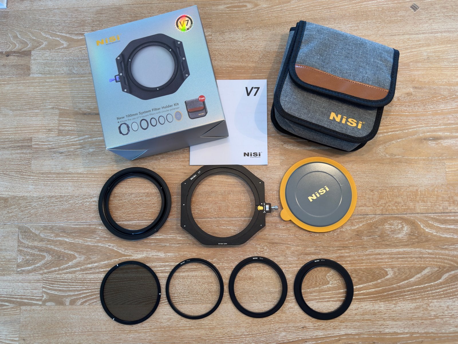 Nisi V7 Filterset met ND & Grijsverloop & polarisatie, Overige merken, Overige typen, Ophalen of Verzenden, Zo goed als nieuw