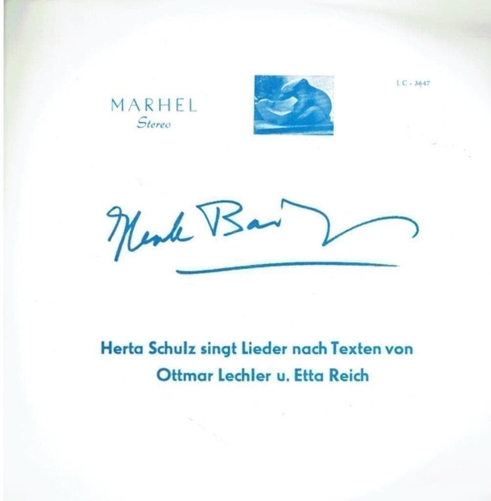 Hellmut Schoell Henk Badings Herta Schulz Singt Lieder, Kamermuziek, Ophalen of Verzenden, Zo goed als nieuw, 12 inch