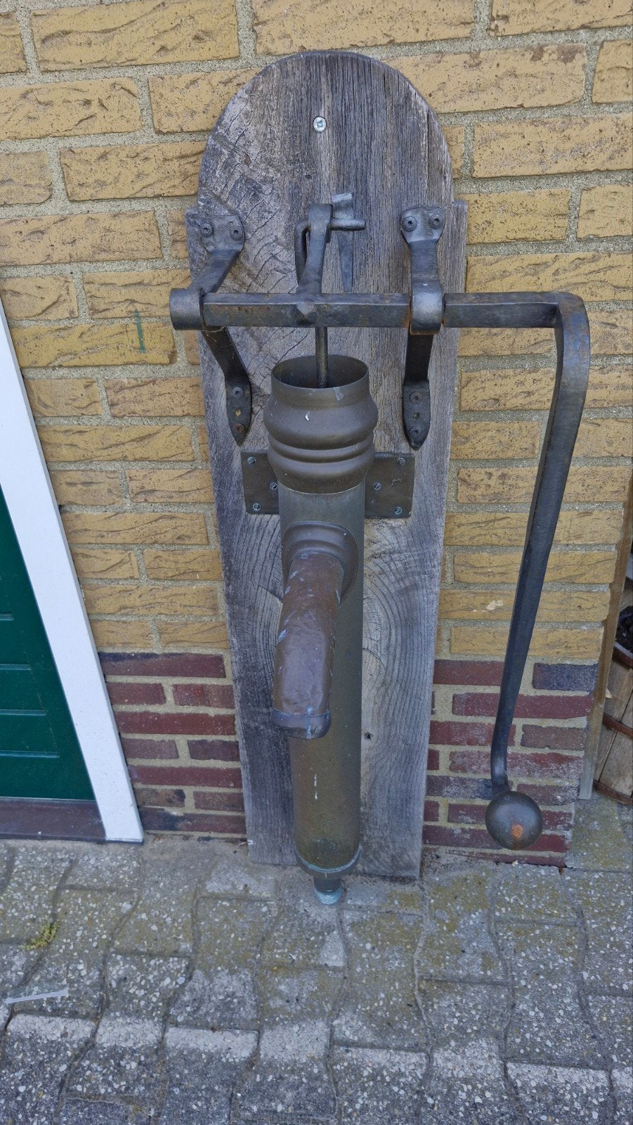 oude waterpomp decoratie, Ophalen, Gebruikt, Gietijzer, Overige typen