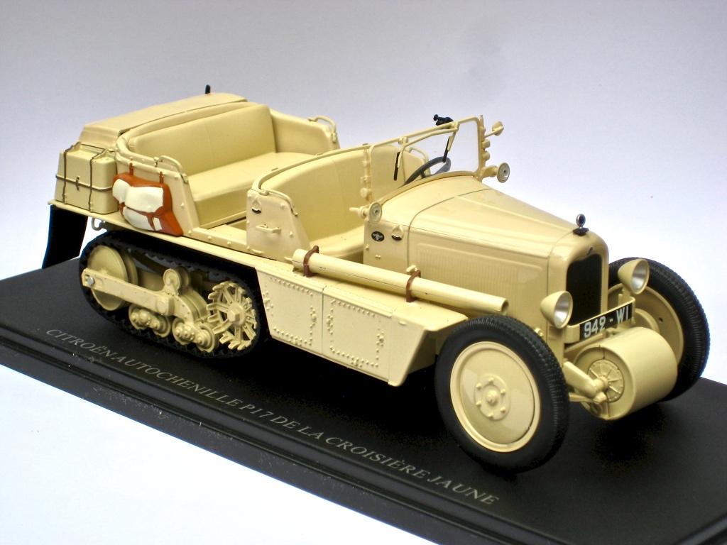 Citroen P17 Autochenille Crosière Jaune Hachette #15 :24, Hobby en Vrije tijd, Modelauto's | 1:24, Ophalen of Verzenden, Nieuw