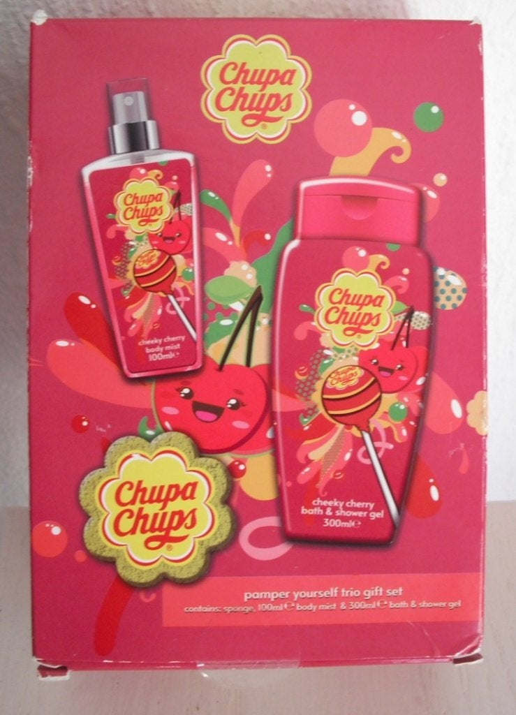 " CHUPA CHUPS " bath & shower gel body mist NIEUW!, Ophalen of Verzenden, Nieuw, Gehele gezicht