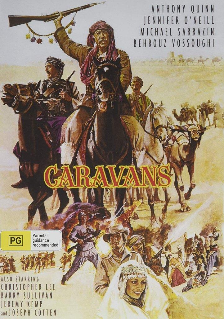 Caravans 1978 DVD met Anthony Quinn, Jennifer O’Neal,, Vanaf 16 jaar, Ophalen of Verzenden, Zo goed als nieuw, Actie en Avontuur