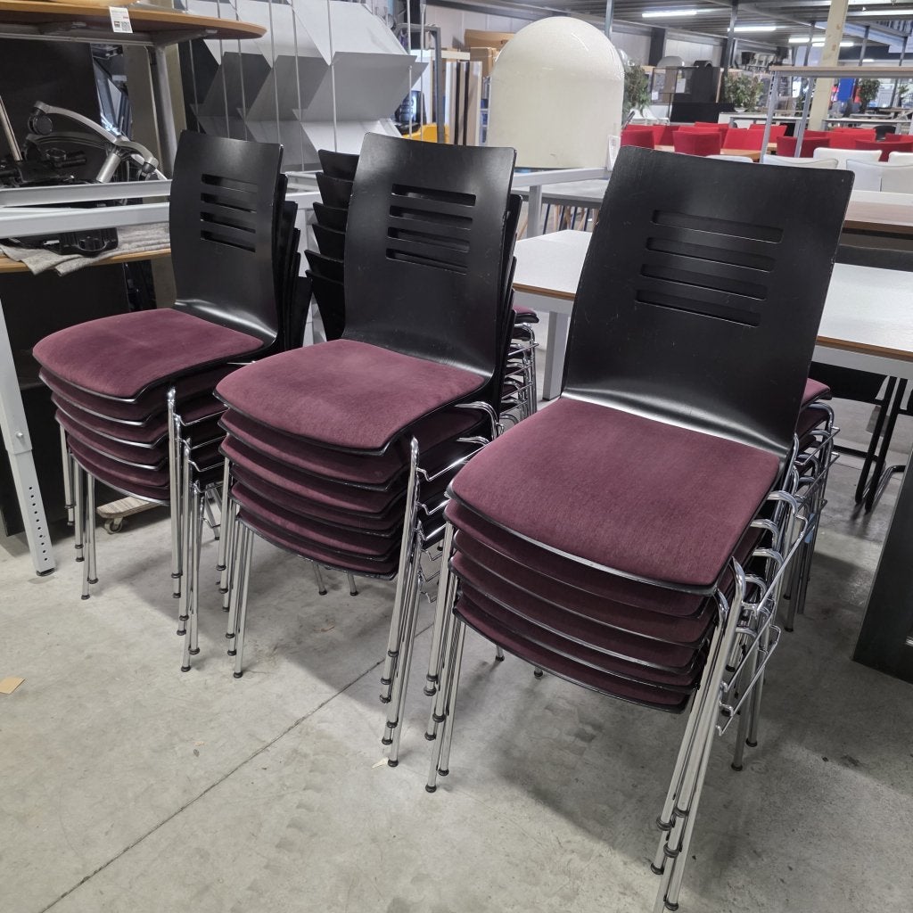 BRUNNER stapelstoelen koppelbaar, Huis en Inrichting, Stoelen, Niet ingevuld, Gebruikt, Niet ingevuld, Niet ingevuld