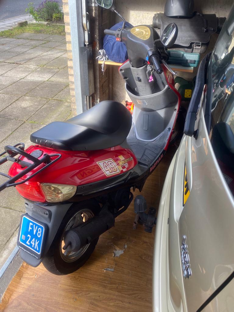 Baotian Scooter Rood - Goed Onderhouden, Fietsen en Brommers, Ophalen of Verzenden, Gebruikt, Benzine, Overige merken
