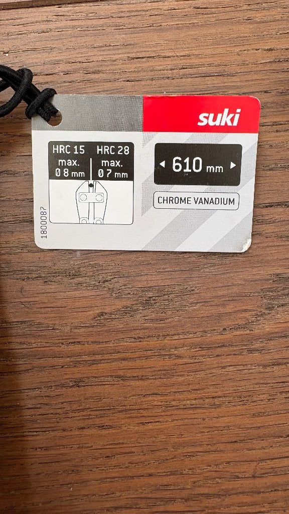 Suki Betonijzerschaar 610mm, Ophalen, Zo goed als nieuw, Snijgereedschap, Overige merken
