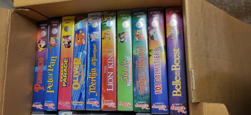 25 disney video origineel, Alle leeftijden, Ophalen of Verzenden, Zo goed als nieuw