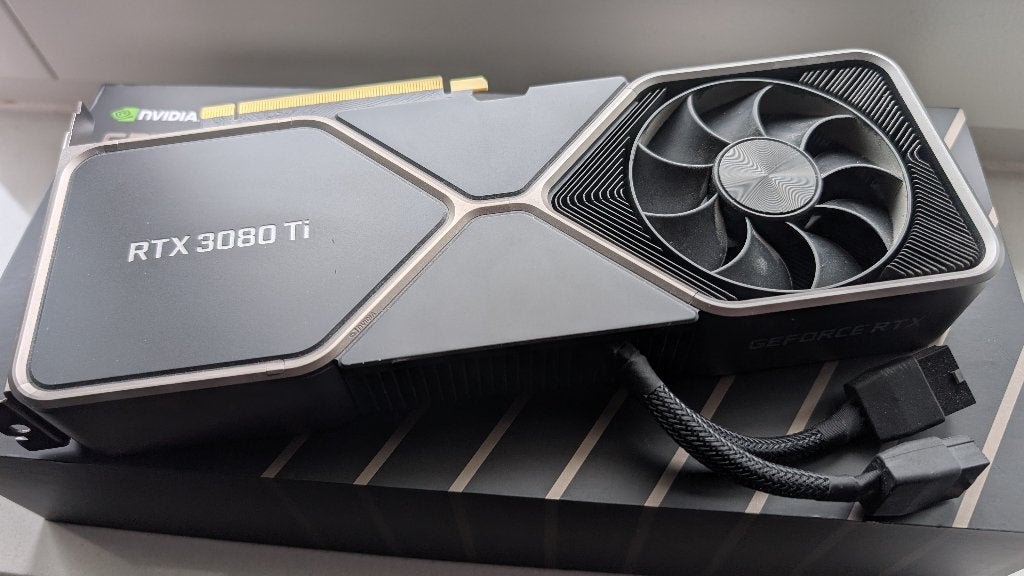 NVIDIA GeForce RTX 3080 Ti Founders Edition, Computers en Software, Videokaarten, Ophalen, GDDR6, PCI-Express 4, Zo goed als nieuw