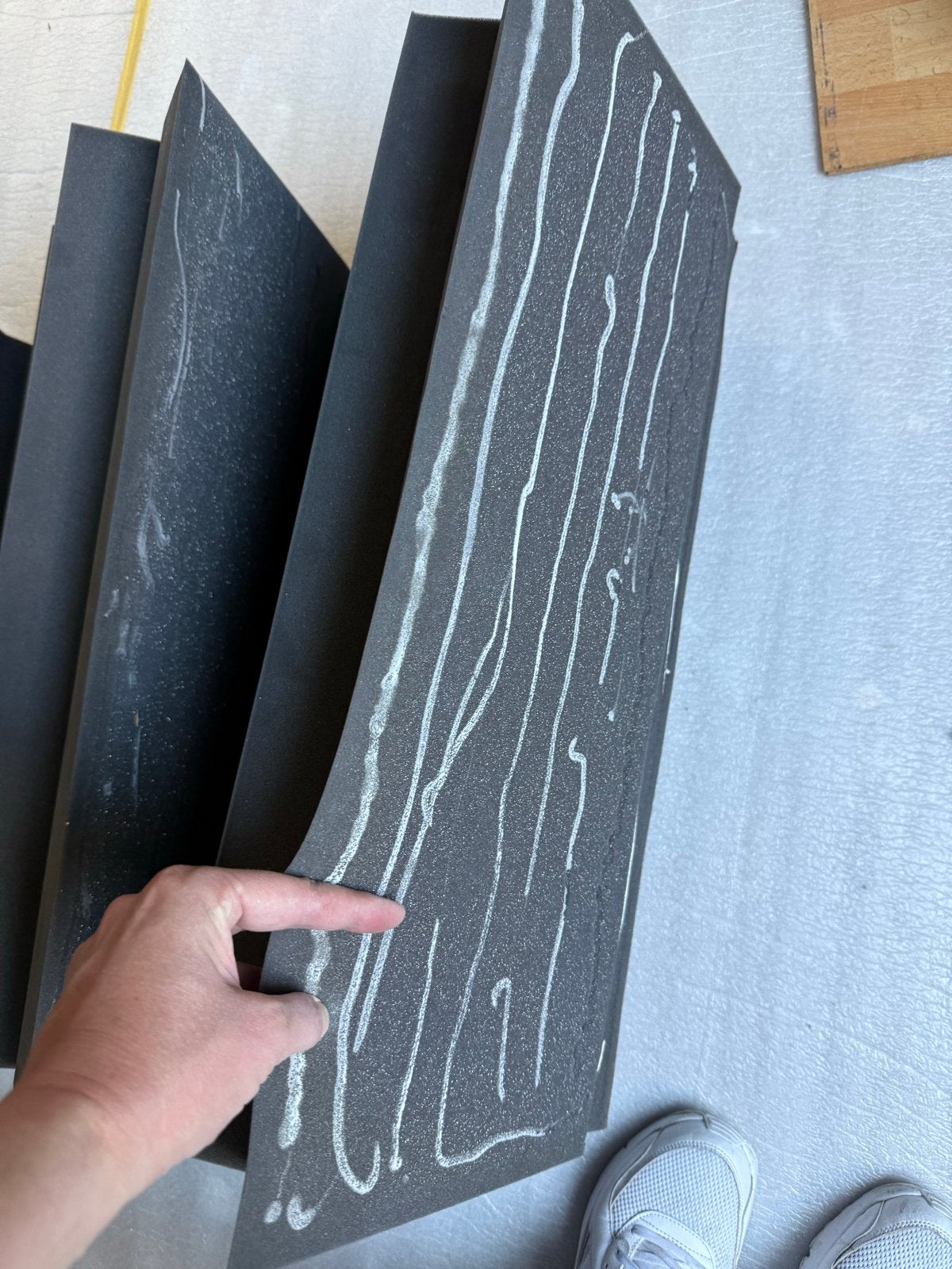 Geluidsisolatiepanelen - Zwart schuim, Ophalen, Gebruikt