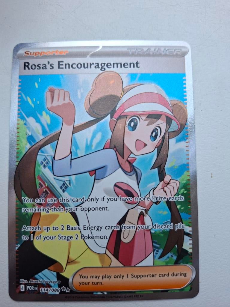 Rosa's Encouragement Full Art Trainer Perfect Order, Ophalen of Verzenden, Zo goed als nieuw, Losse kaart