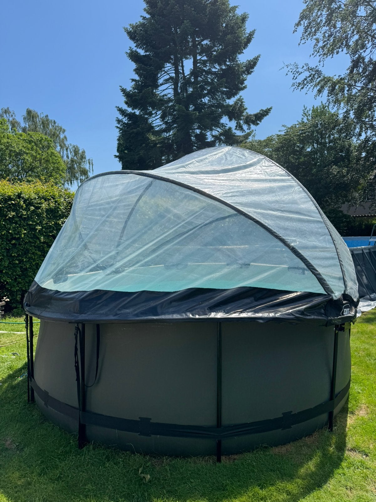 Opzet zwembad ø360cm inclusief overkapping, Tuin en Terras, Zwembaden, Ophalen, Minder dan 80 cm, Rond, 300 cm of meer