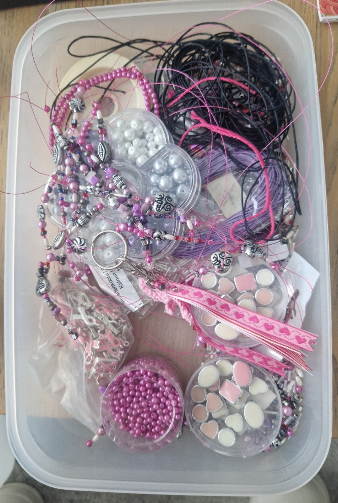 Grote set kralen en benodigdheden voor sieraden maken, Hobby en Vrije tijd, Ophalen, Nieuw, Overige typen